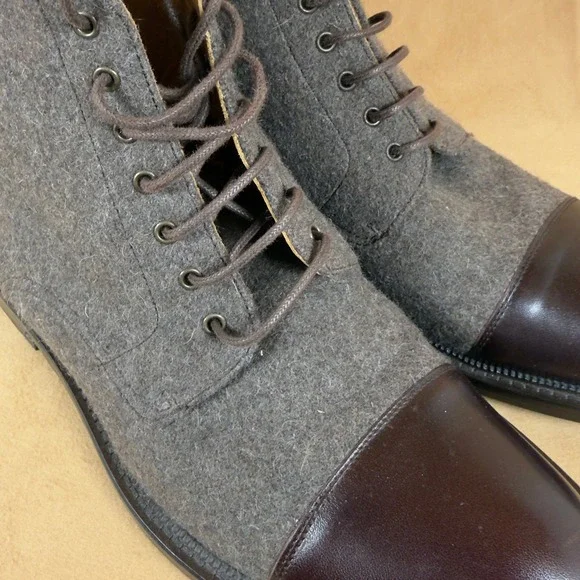 TAFT Men's Jack Wool Cap Toe Boots Size 9 (EUR 42) - Picture 6 of 8